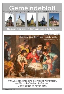 Gemeindeblatt Dezember 2022 - Februar 2023